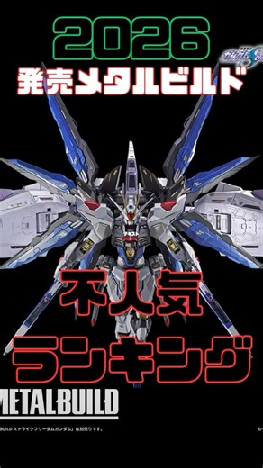 2026メタルビルド 不人気すぎるTOP3 #gundam #ガンダム #メタルビルド #gunpla #ガンプラ #ブルーロック#エヴァンゲリオン#bandai