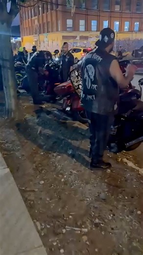 Thug Riders MC take over the night 💀🏍️🔥#ThugRidersMC #MotorcycleClub #BikerLife #NightRide #MCculture #OutlawBikers #MotorcycleLifestyle | Sose The Ghost