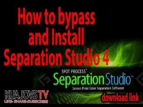 Ep1 | How to bypass and Install | SEPARATION STUDIO 4 | PART 1