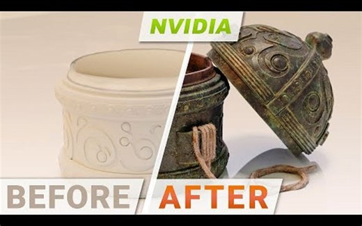 NVIDIA 的 AI 学习了 40,000,000,000 种材质！