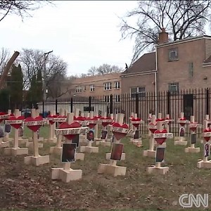 "I don't have any answers, but this is just me doing something, showing that I care, showing that I love them." This retired carpenter is building personalized wooden crosses for every shooting victim in Chicago. He's already built 40 this year. http://cnn.it/2kf8HWt | CNN International