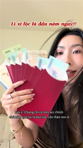 Dô nhận lì xì lấy hên đầu năm mở bát may mắn cái nào cả nhà ơi! Chang live 2/3 từ 10h sáng nhaaaa