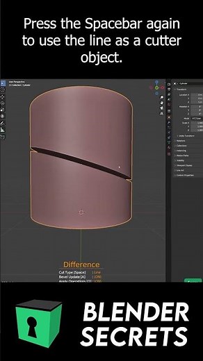 3 ways to Slice Objects | Blender Secrets #blender #shorts