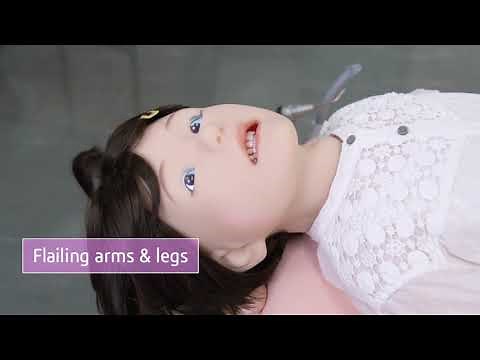 Pedia_roid: Child Patient Robot simulates "Emotions" through lifelike facial & bodily expressions.