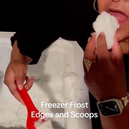 #satisfying #freezerfrost #iceeating