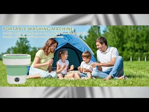 Foldable Mini Washing Machine Review. Tiny Washer That Actually Work