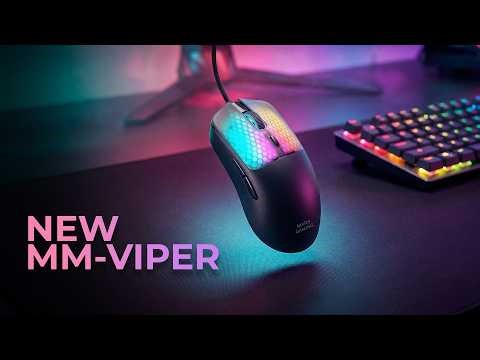 MM-VIPER: El Ratón Gaming Ultraligero de 56g con RGB y 12800 DPI que NECESITAS