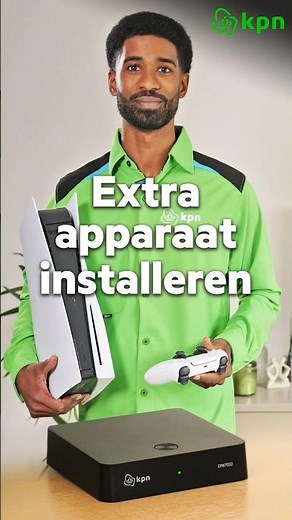 Wij helpen bij de installatie van een elektronisch apparaat #KPN