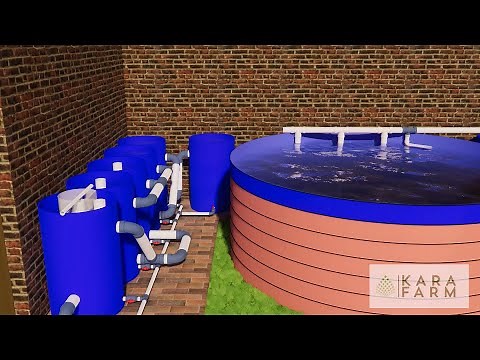 3D Design RAS (Recirculating Aquaculture System) 15 Ton