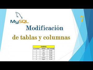 7.- Curso de bases de datos MySQL.- Modificación y eliminación(alter, drop, table, show, rename)