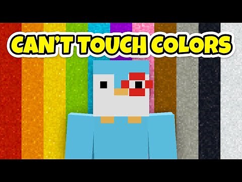 Minecraft, But I Can't Touch Colors Compilation