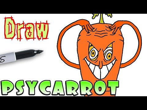 How to Draw the Carrot Boss | Cuphead