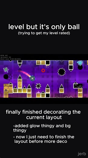 almost done the first part #geometrydash #gd #gdlayout #gddemon