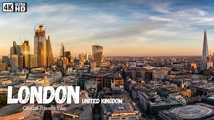 London skyline in 4K | Pure cinematic drone footage (UK)