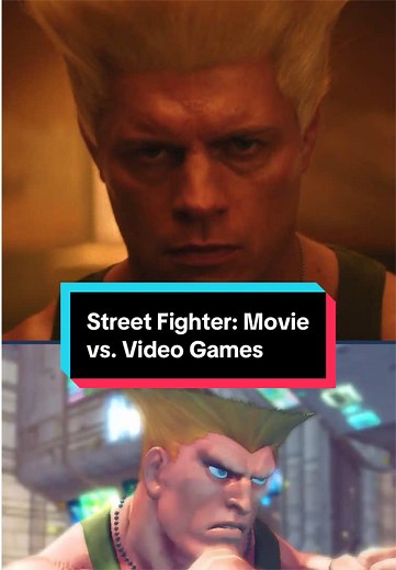 Street Fighter Movie vs. Video Games Casting Comparison