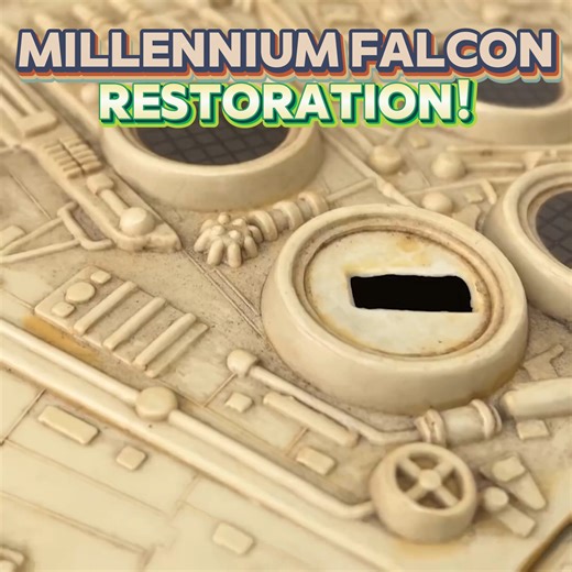 1980's Millennium Falcon Restoration💫 | Rescue & Restore