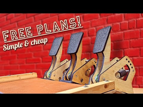 DIY sim racing PEDALS | HIGH performance & FUN