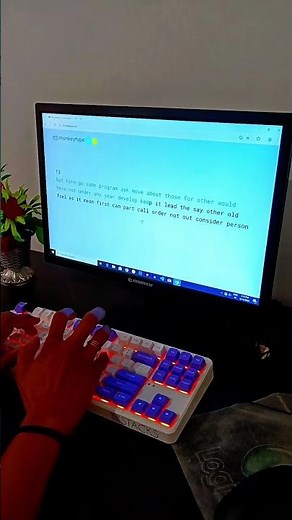 Improve Typing Accuracy 💪 | Typing Practice | Monkeytype | Typing Master Training---📝