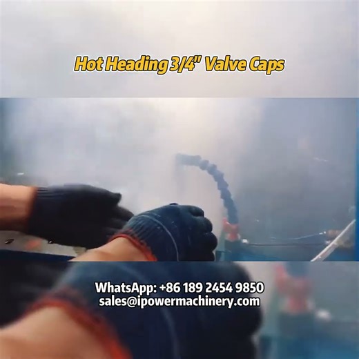 Intelligent-Control 120 SPM Hot Heading Machine for 3/4" Valve Caps