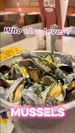 Dutch Food Delight! Mussels with Garlic Sauce in the Netherlands 🦪