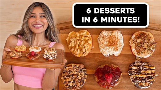 6 easy low carb apple desserts in 6 minutes!