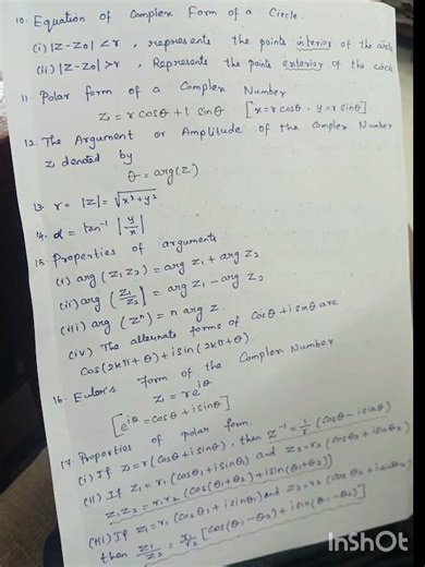 12 Chapter 2 formulas
