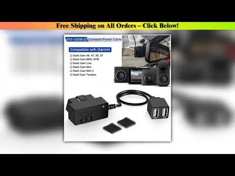 010-12530-23 Constant Power Cable for Garmin Dash Cam 46, 47, 56, 57, 66W, 67W, Live, Mini, Mini 2