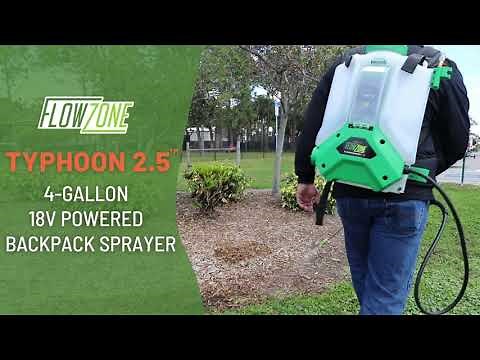 About Typhoon 2.5 | FlowZone® Battery Sprayers