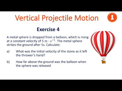 Vertical Projectile Motion: Exercise 4