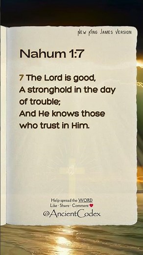 Nahum 1:7 - Bible Verses for Protection (Powerful Scriptures for Safety & Deliverance)