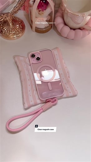 Clear MagSafe Case with Lanyard in Various Colors