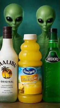 Alien Secretion (Malibu x Midori x Ocean Spray Pineapple)