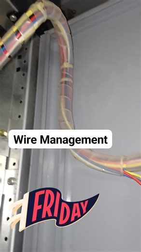 Wire management wrap organizer spiral cable wrap #electrician #control #power #technician #switch #wiring #engineering #outlet #diy #electrical panel board control panel | Electricians Guide