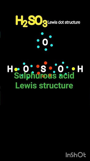 sulfurous acid Lewis structure ll h2so3 lewis structure