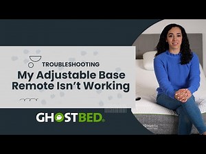 What to Do If Your GhostBed Adjustable Base Remote Isn't Working (Troubleshooting Tips)