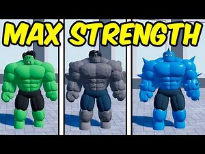 I Got MAX STRENGTH and Destroyed EVERYTHING in Roblox Muscle Transform Simulator