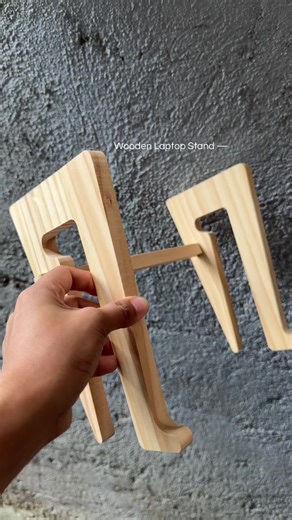 Ergonomic Wooden Laptop Stand for Comfort and Style