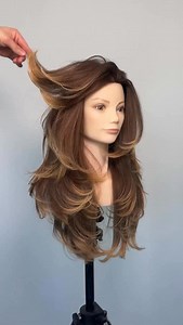 Bleached Tips on Brown Hair 🔥 Base Color @redkenpro Shades EQ Gloss 07T 04M Tips Blonde IQ Lightener - NO TONER (but it’s ready for fashion color overlays or toning) 😍 Blow dry with @lorealpro Airlight Pro for the perfect butterfly cut finish 😘 #hairtutorials #haircolortutorial #haircuttutorial #haireducation #layeredhair | Gilad Goldstein