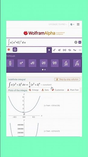 Utilizando o site Wolfram|Alpha para calcular integrais - recurso tecnológico aplicado a matemática