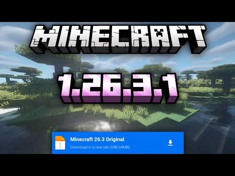 Official Minecraft Pe 1.26.3 Version | Minecraft Latest Version | Minecraft Pe V1.26.3.1 | Game Load