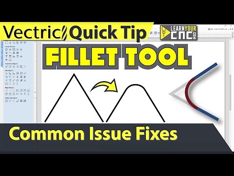 Fillet Tool Not Working? Here's How to Fix That - Vectric VCarve, Aspire, & Cut2D Quick Tip