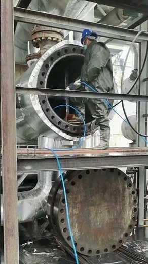 Hydro blasting machine for heat exchanger tube bundle cleaning #hydroblasting #hydrojetting