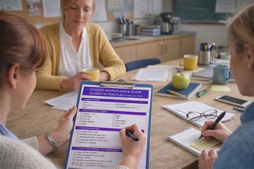 School Anaphylaxis & Allergy Action Plan | Emergency Printable PDF | Nurse Designed Template - Etsy Canada