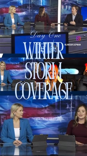 Come along as I anchor winter storm coverage at 6 News KCEN TV in Temple, Texas ❄️❄️❄️ #BTS #newsanchor #winterstorm #Waco #Temple | Lindsay Liepman