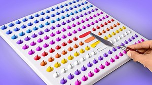 20 reactions | Full Moon Acrylic Painting From Dots For Beginners｜Easy Canvas Idea | SLICK SLIME SAM | Facebook