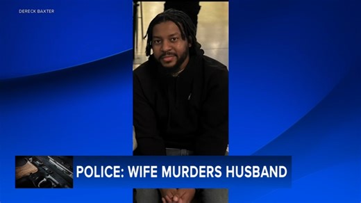 Woman charged with murdering husband after body found on plastic sheet in Philadelphia