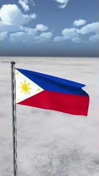 Raising The National Flag Of The Philippines 🇵🇭