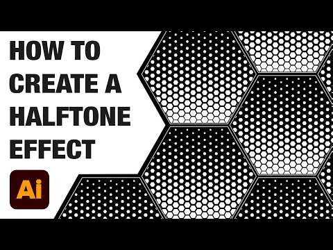 Halftone effect in Illustrator 2026 (Step-by-Step Tutorial)