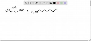 Write the structures of the products of the complete hydrolysis of the following triacylglycerol: | Numerade