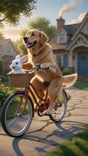 Ai animation dog video #dog #pets #3danimation #wildlife #funny